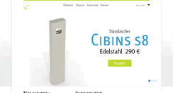Desktop Screenshot of cibins.eu