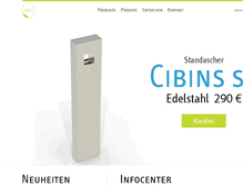 Tablet Screenshot of cibins.eu